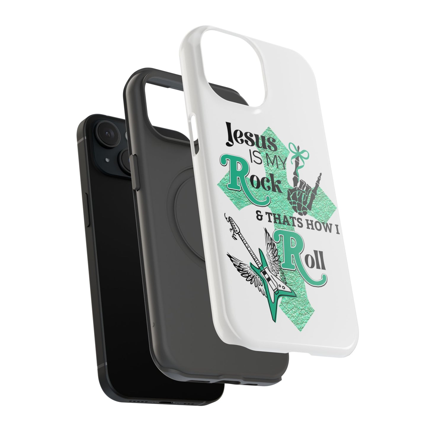 Rock 'n Roll with Jesus Phone Case
