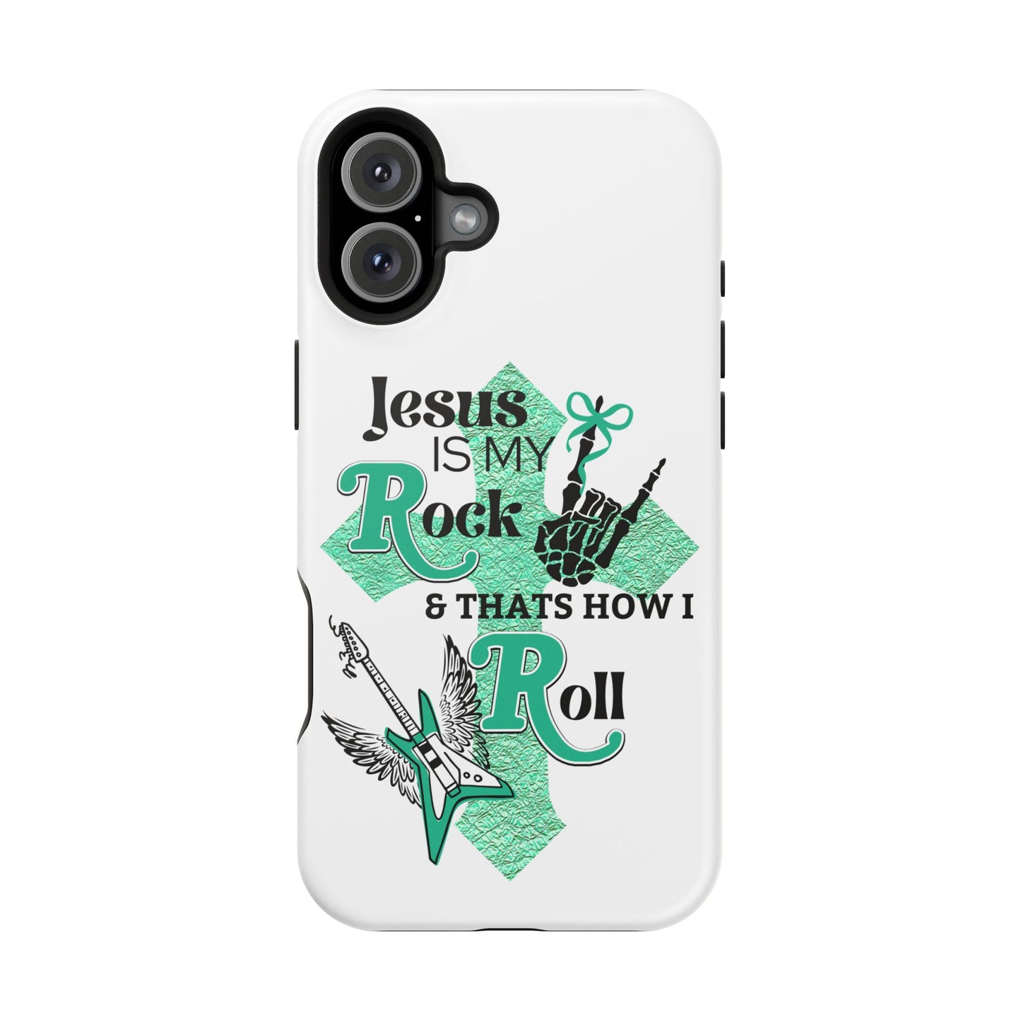 Rock 'n Roll with Jesus Phone Case