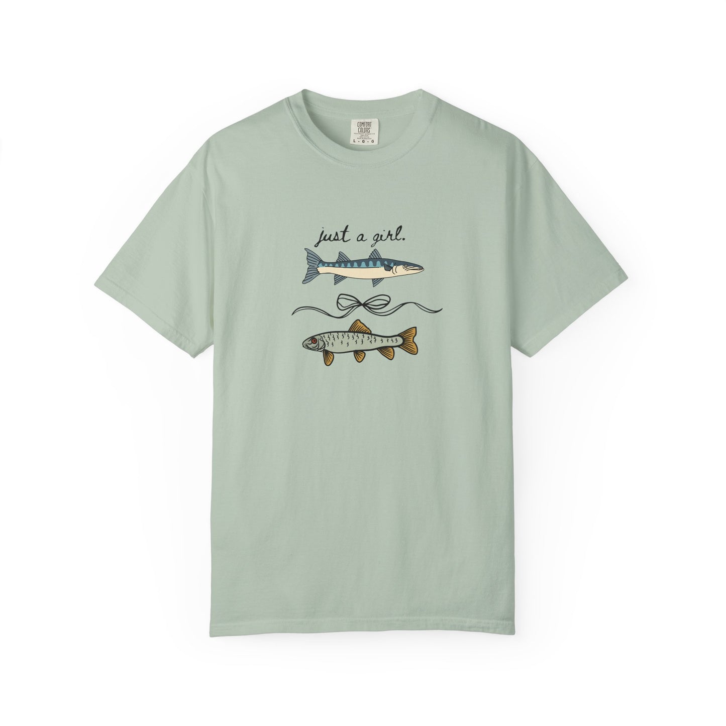 Just a Girl Fishing Tee for Nature Lovers