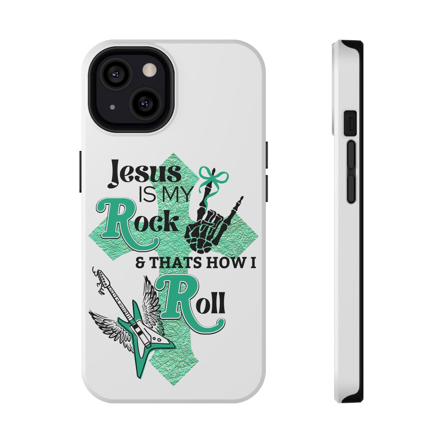 Rock 'n Roll with Jesus Phone Case