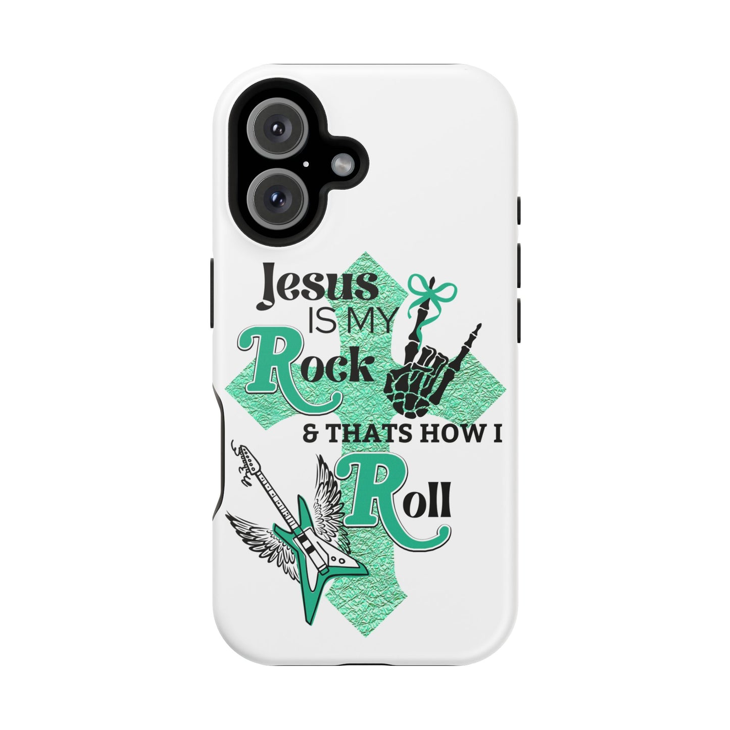 Rock 'n Roll with Jesus Phone Case