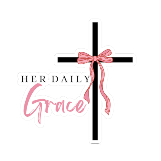 Her Daily Grace Sticker