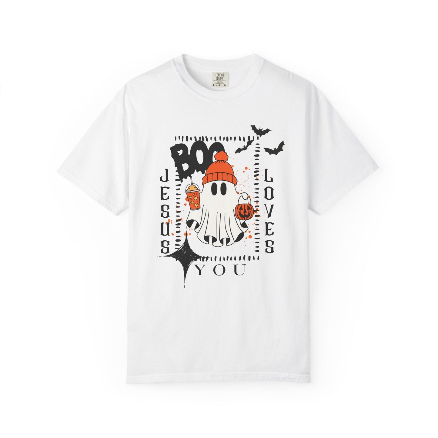 Ghostly Jesus Loves You T-Shirt | Halloween Tee