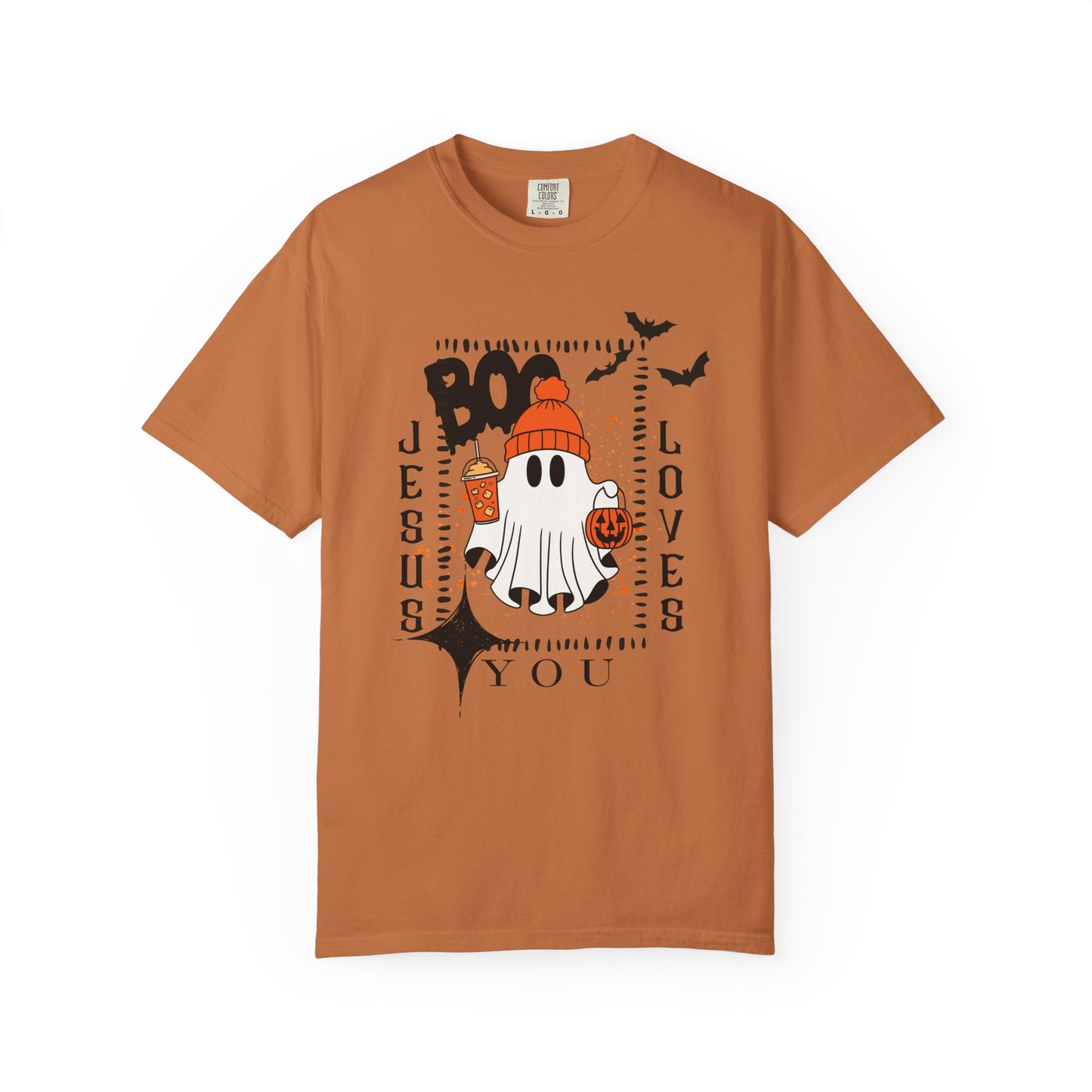 Ghostly Jesus Loves You T-Shirt | Halloween Tee