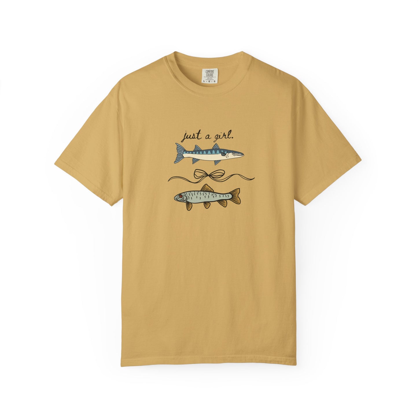Just a Girl Fishing Tee for Nature Lovers
