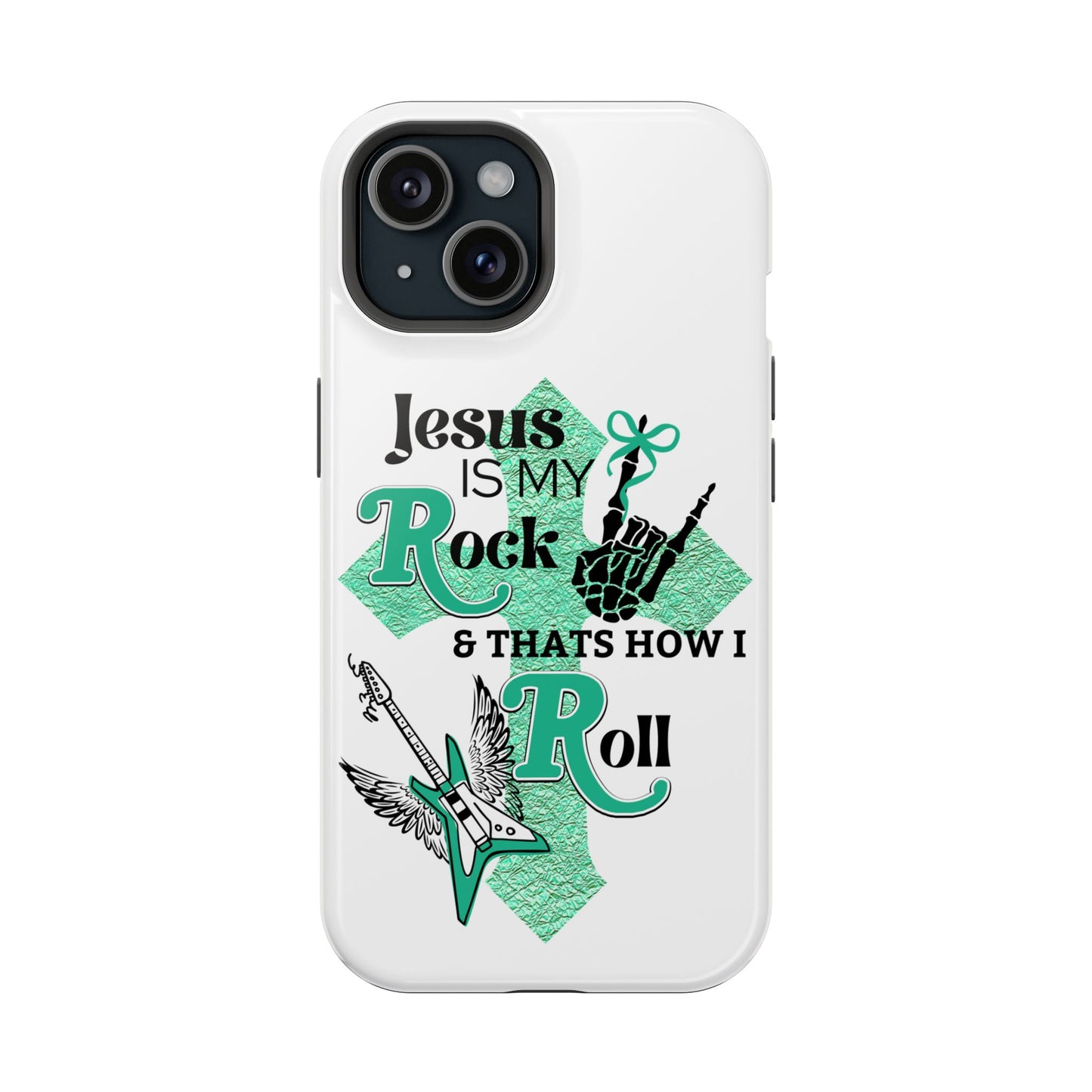 Rock 'n Roll with Jesus Phone Case