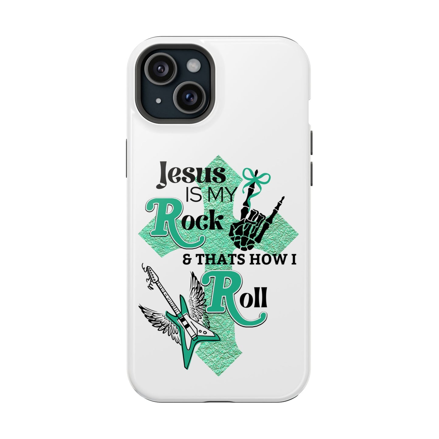 Rock 'n Roll with Jesus Phone Case