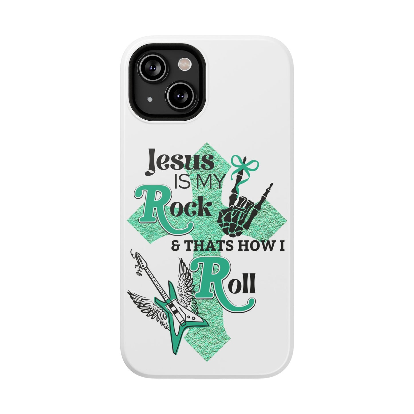 Rock 'n Roll with Jesus Phone Case