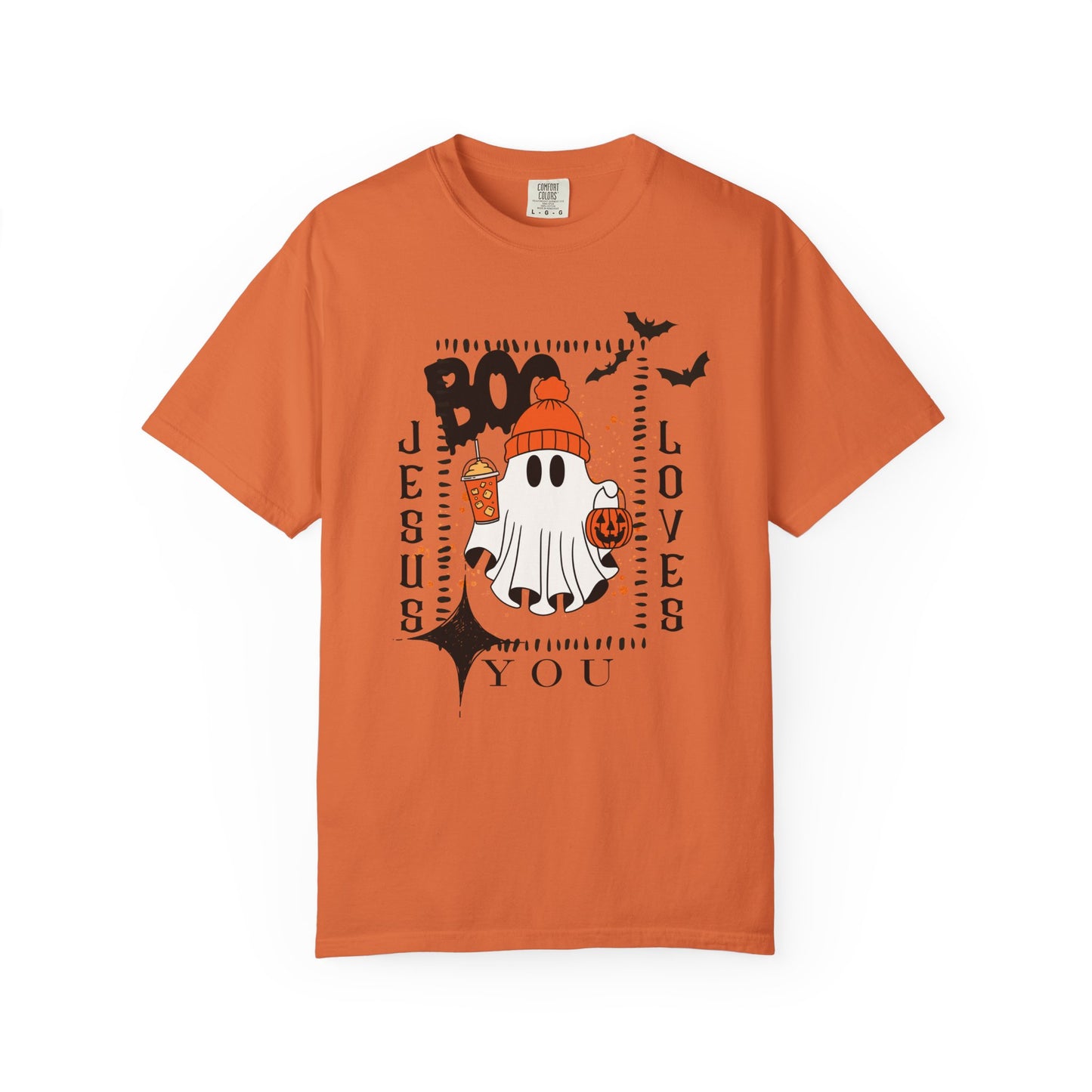 Ghostly Jesus Loves You T-Shirt | Halloween Tee