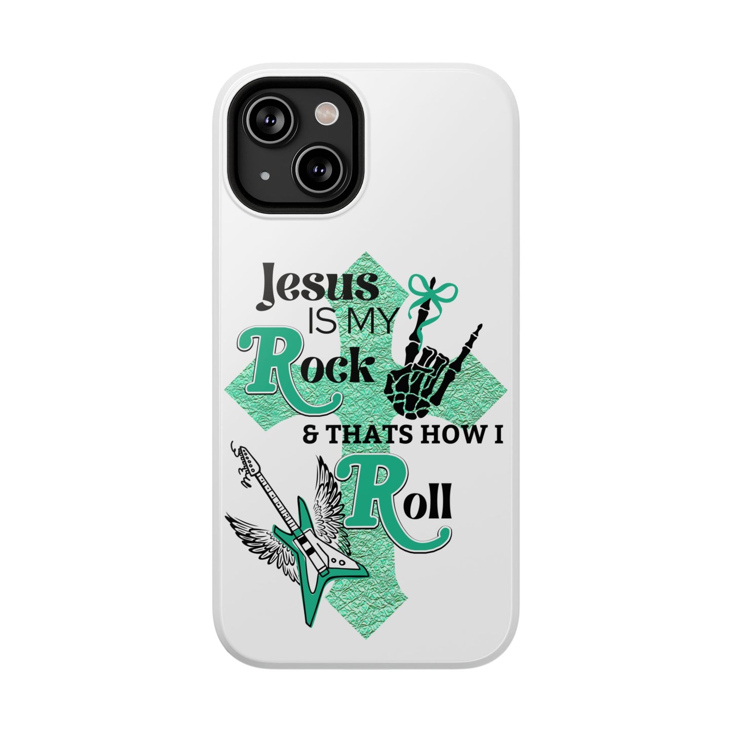Rock 'n Roll with Jesus Phone Case