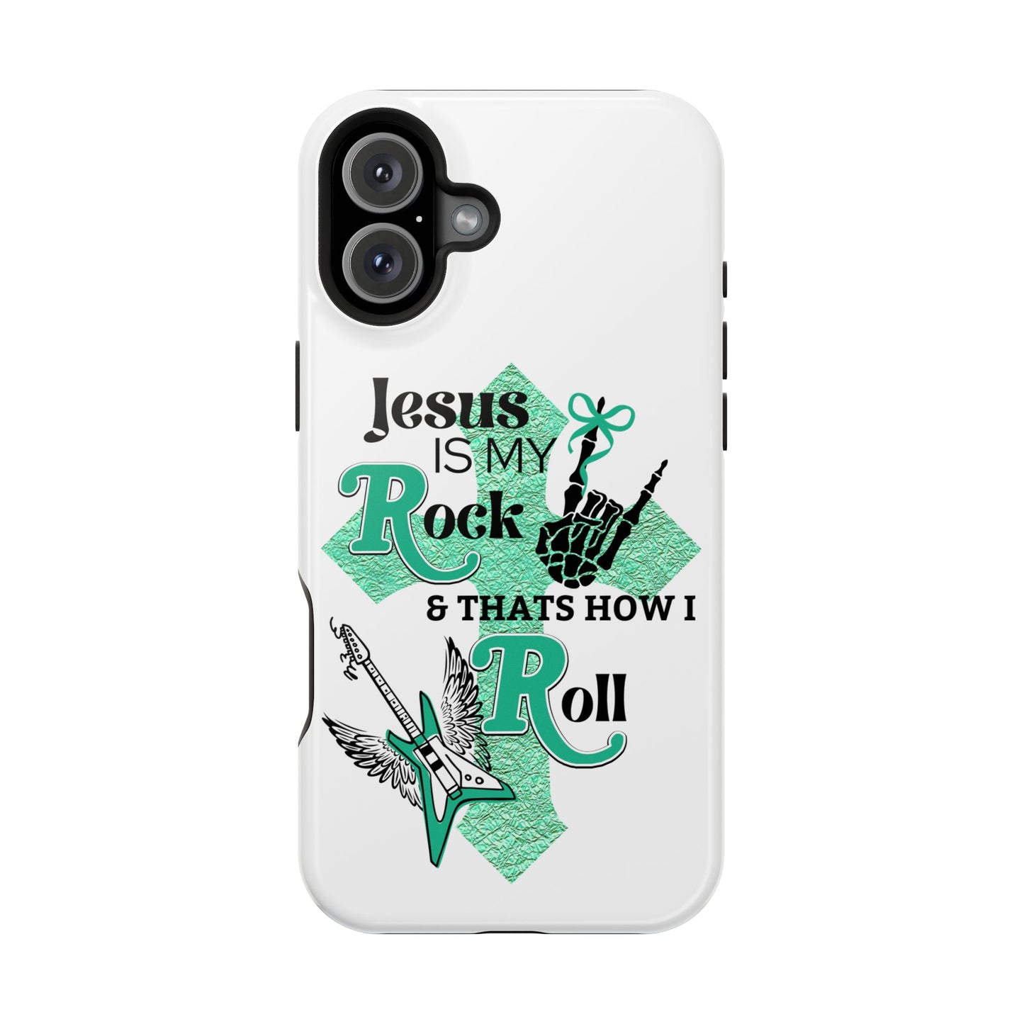 Rock 'n Roll with Jesus Phone Case