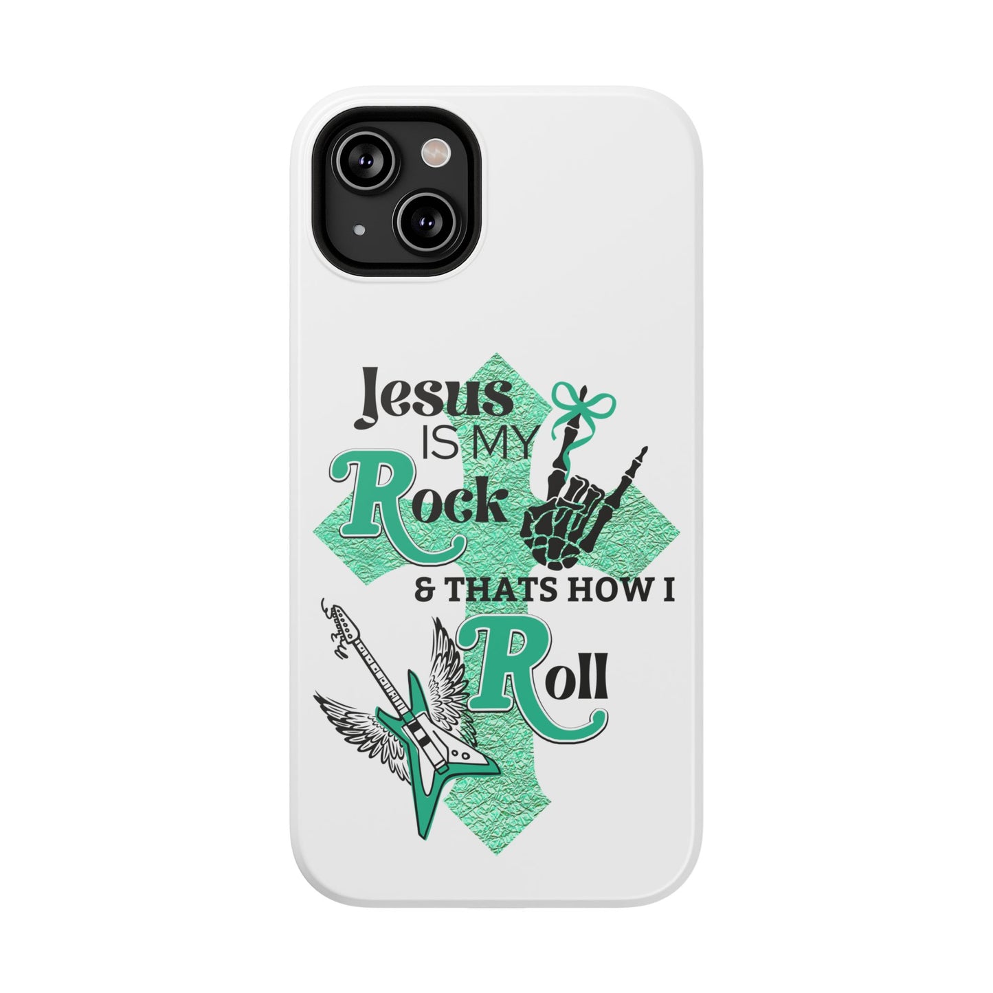 Rock 'n Roll with Jesus Phone Case