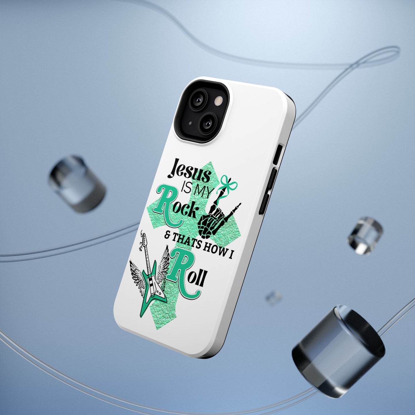 Rock 'n Roll with Jesus Phone Case