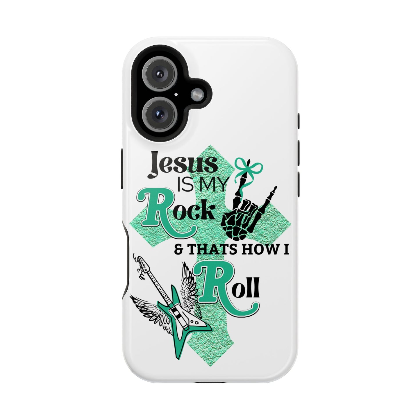 Rock 'n Roll with Jesus Phone Case