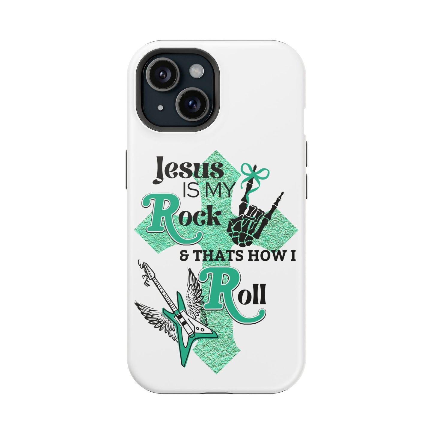 Rock 'n Roll with Jesus Phone Case