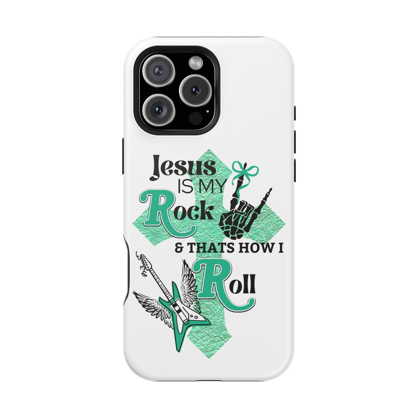Rock 'n Roll with Jesus Phone Case