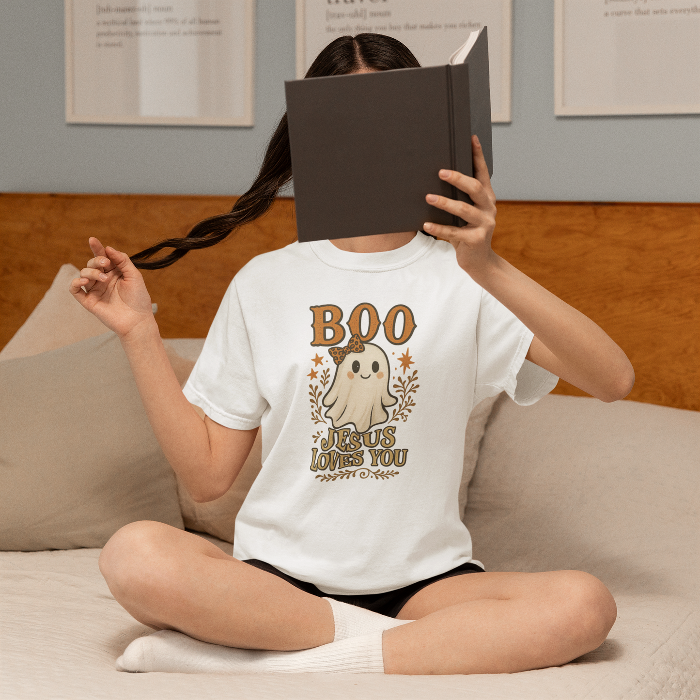 Boo Jesus Loves You T-shirt